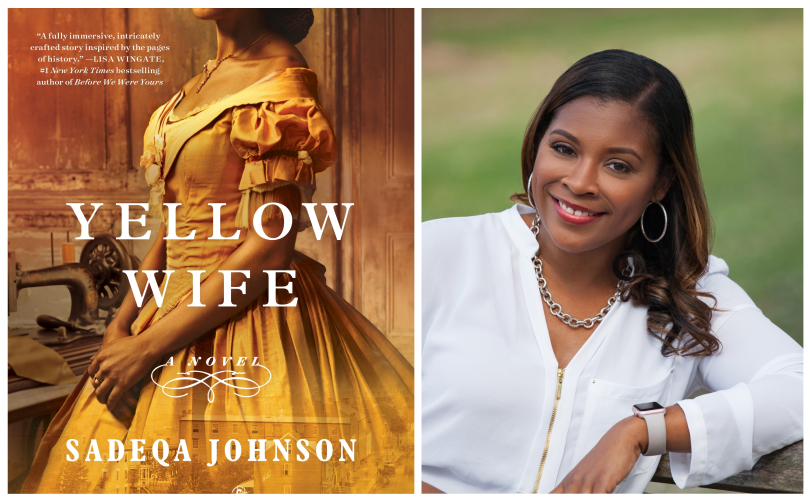 book cover and author portrait