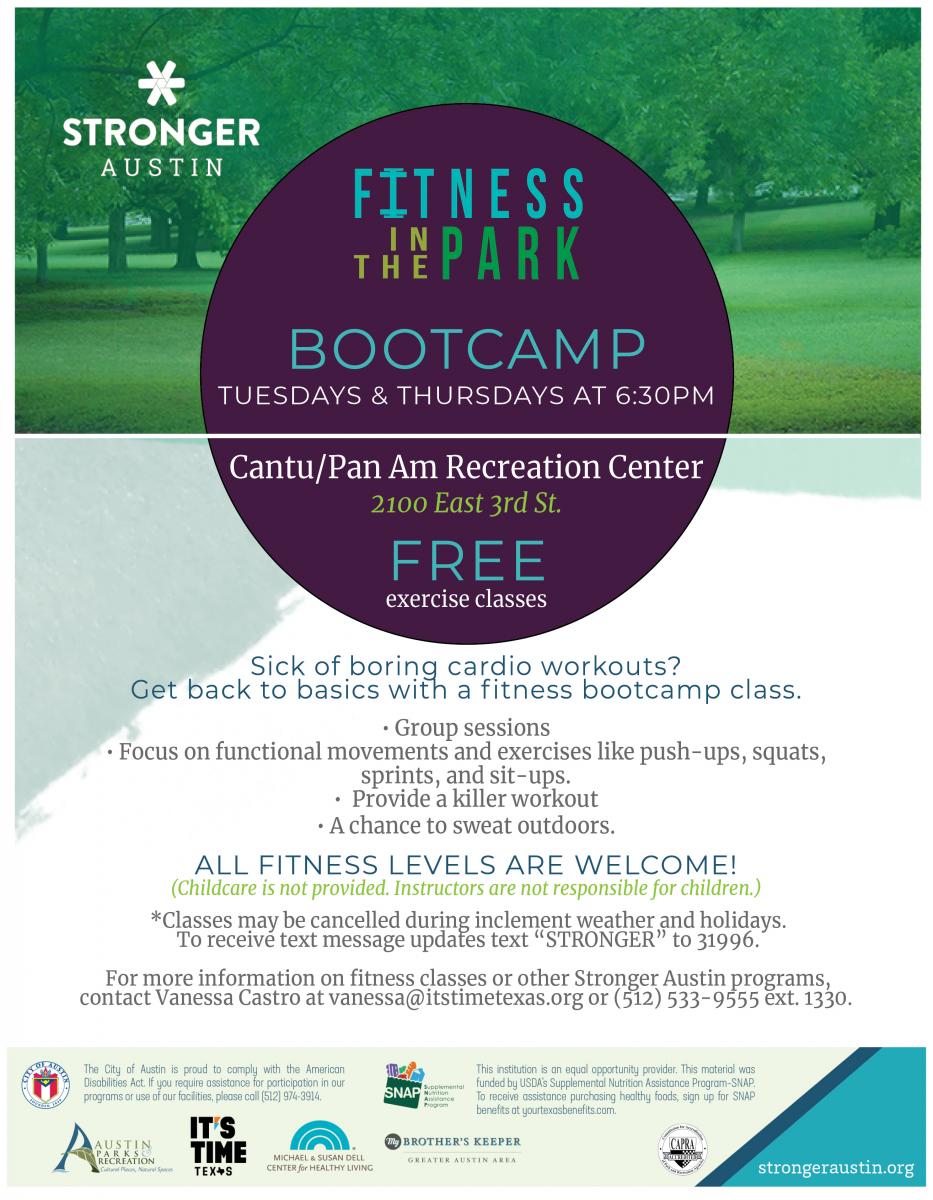 Free Bootcamp on Tuesday and Thursdays from 6:30-7:30pm, All Fitness Levels Welcome