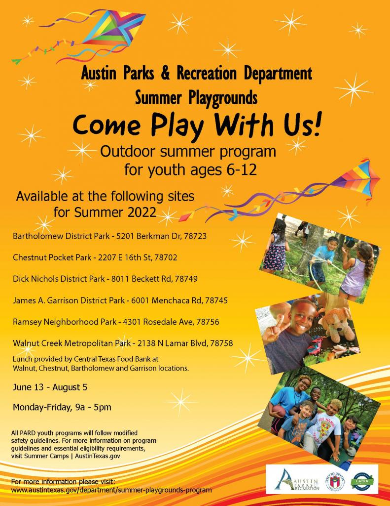 Summer Camp counselor with youth participants
