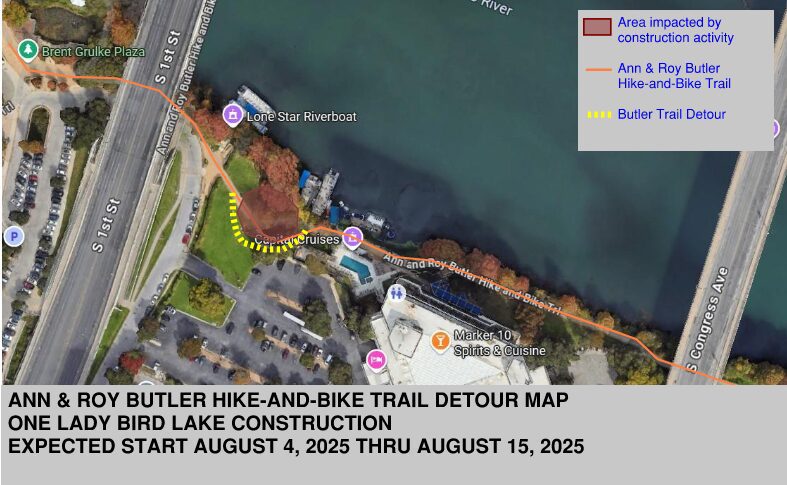 South Shore Trail Reroute Map