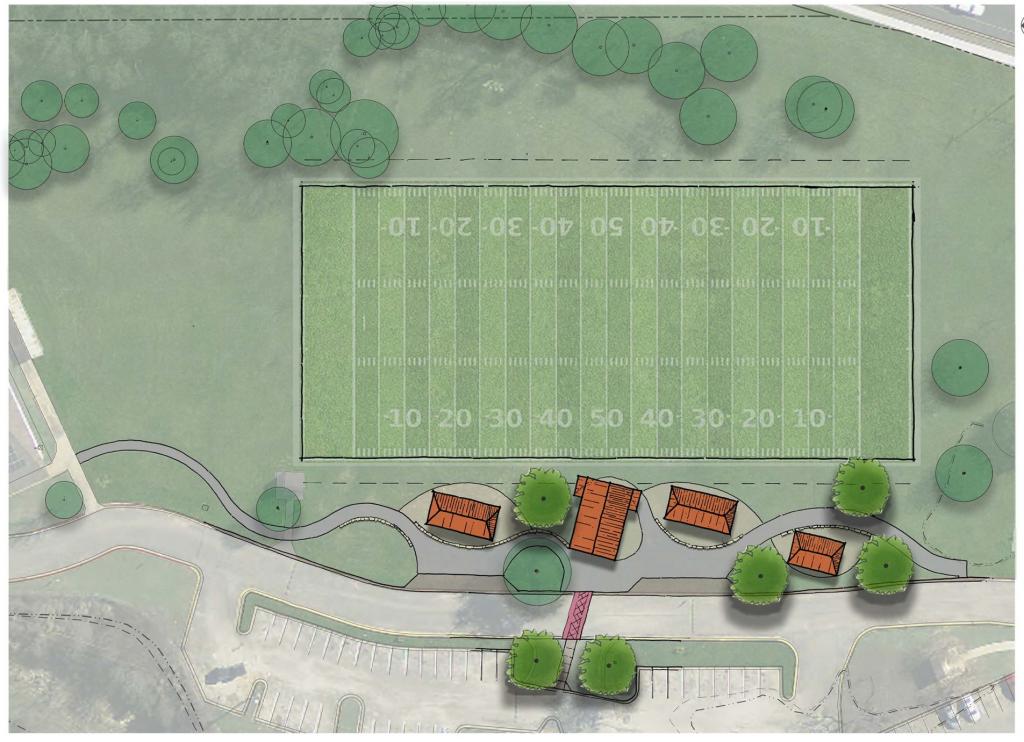 Givens restroom and multi-use field concept