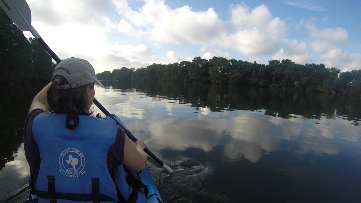 Rowing at Lady Bird Lake