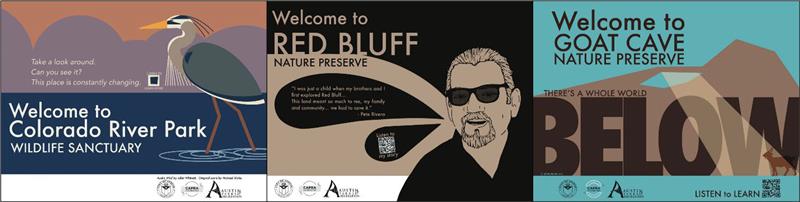 Where Audio Wild pieces have been created, visitors will encounter original signage at the trailhead and can scan a QR code to listen to a short story about an interesting aspect of the preserve. 