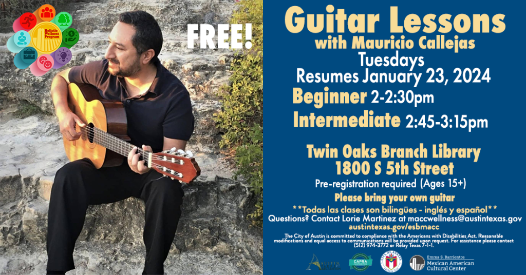 Flyer for guitar lessons