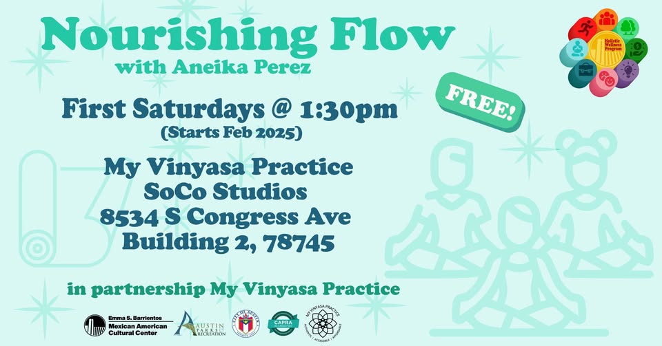 Nourishing Flow with Aneika: First Saturdays @1:30pm