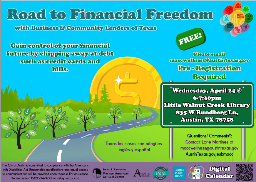 Road to Financial Freedom flyer