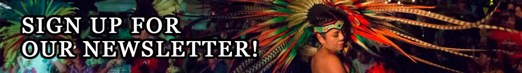Text reads: Sign Up For Our Newsletter