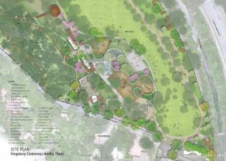 Site Plan for Kingsbury Commons