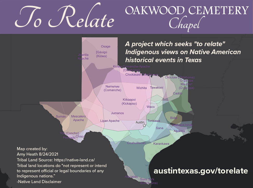 To Relate: Indigenous views on Native American historical events in Texas