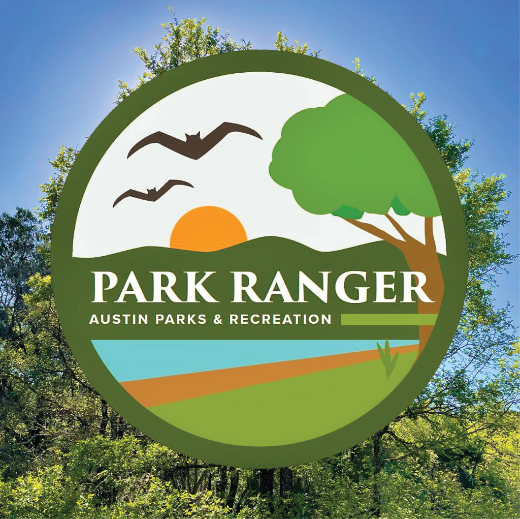 Park Ranger Logo with nature background