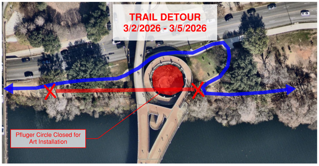 Pfluger Circle Detour Map
