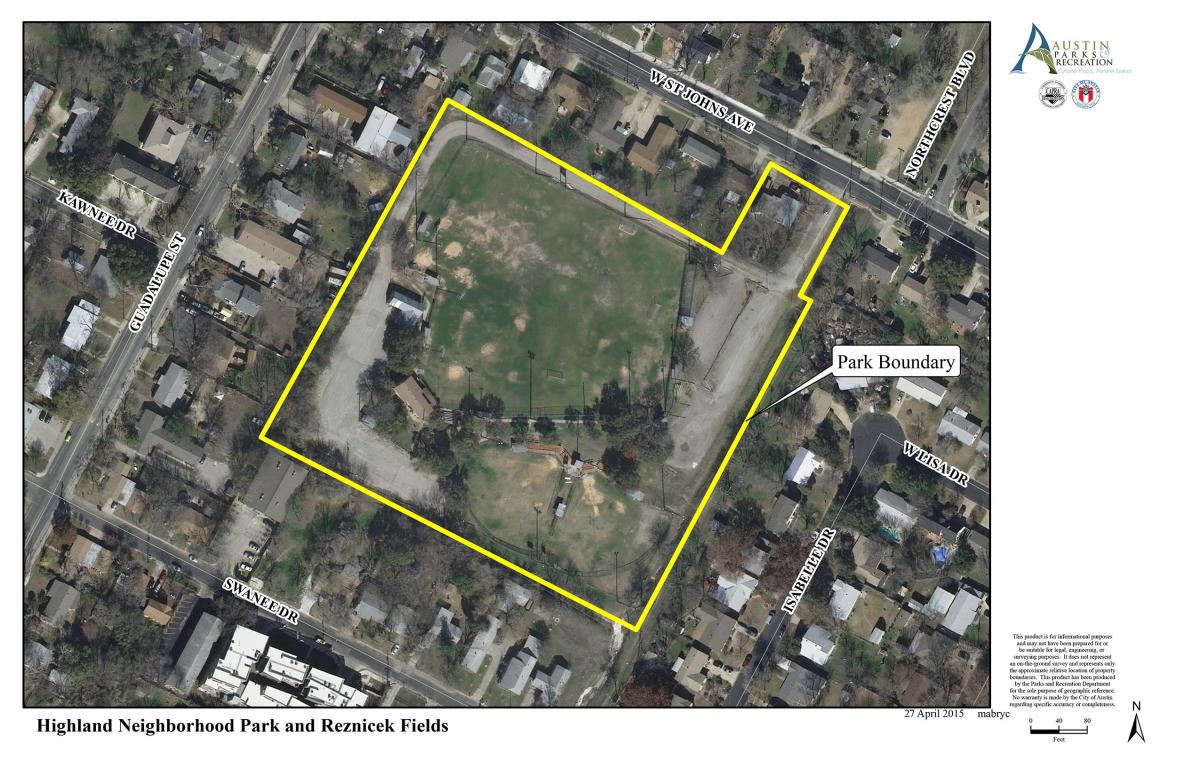 Highland Neighborhood Park and Reznicek Fields