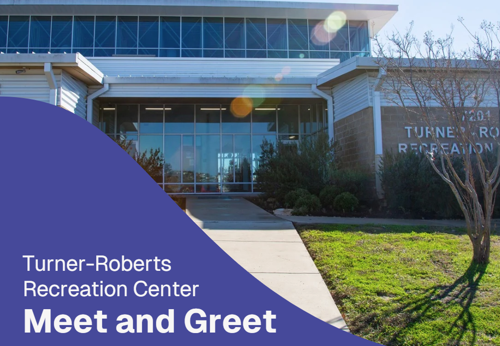 Turner-Roberts Meet and Greet with image of building in background