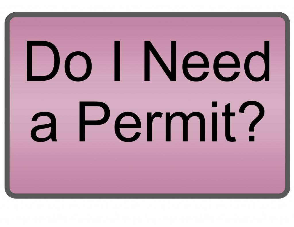 do i need a permit button