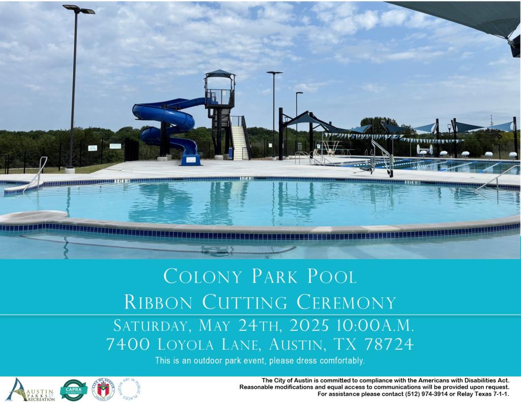 Pool with water slide and lap lanes