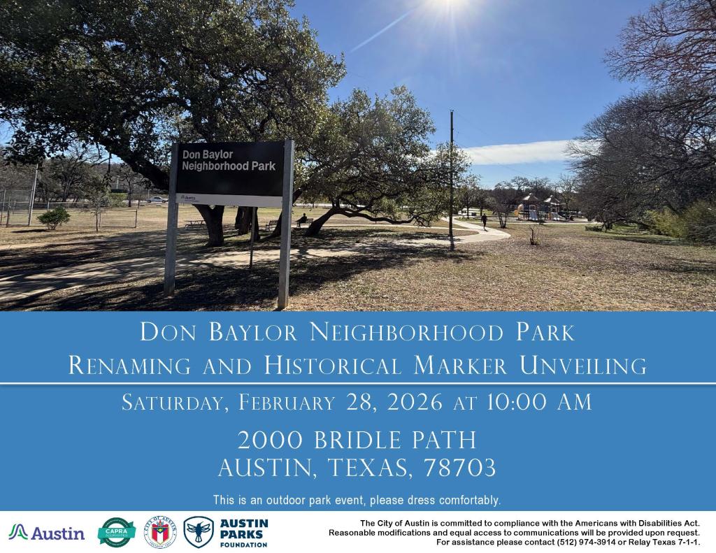 park scene with playscape, ballfield backstop, and pathway