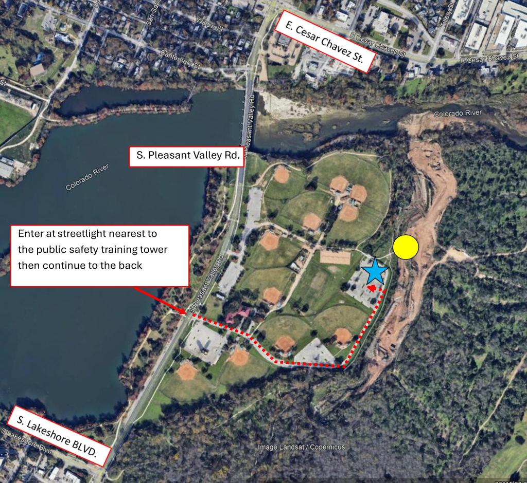 map of the location of the event