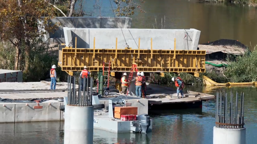 Bridge construction photo