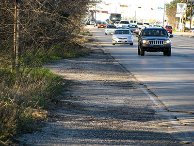 Airport Boulevard view of roadway