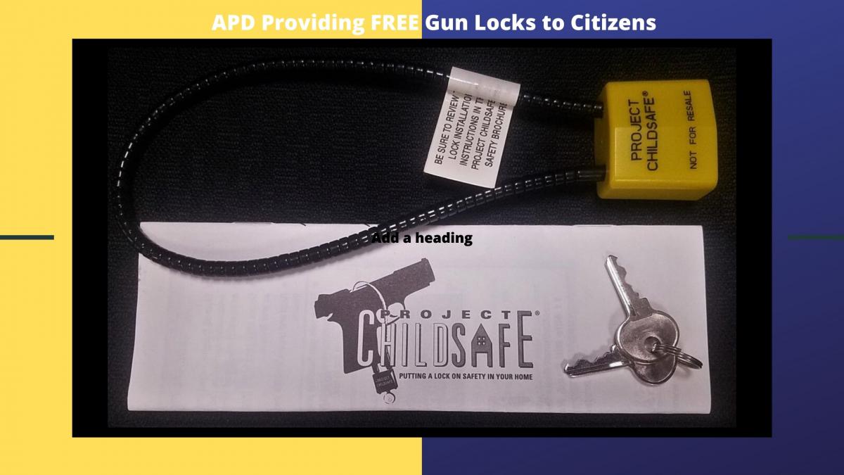 free gun locks banner