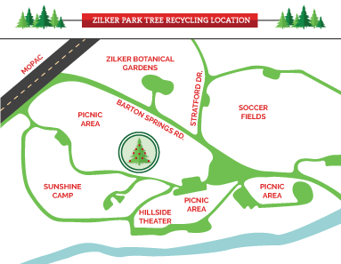 Map of Zilker Park