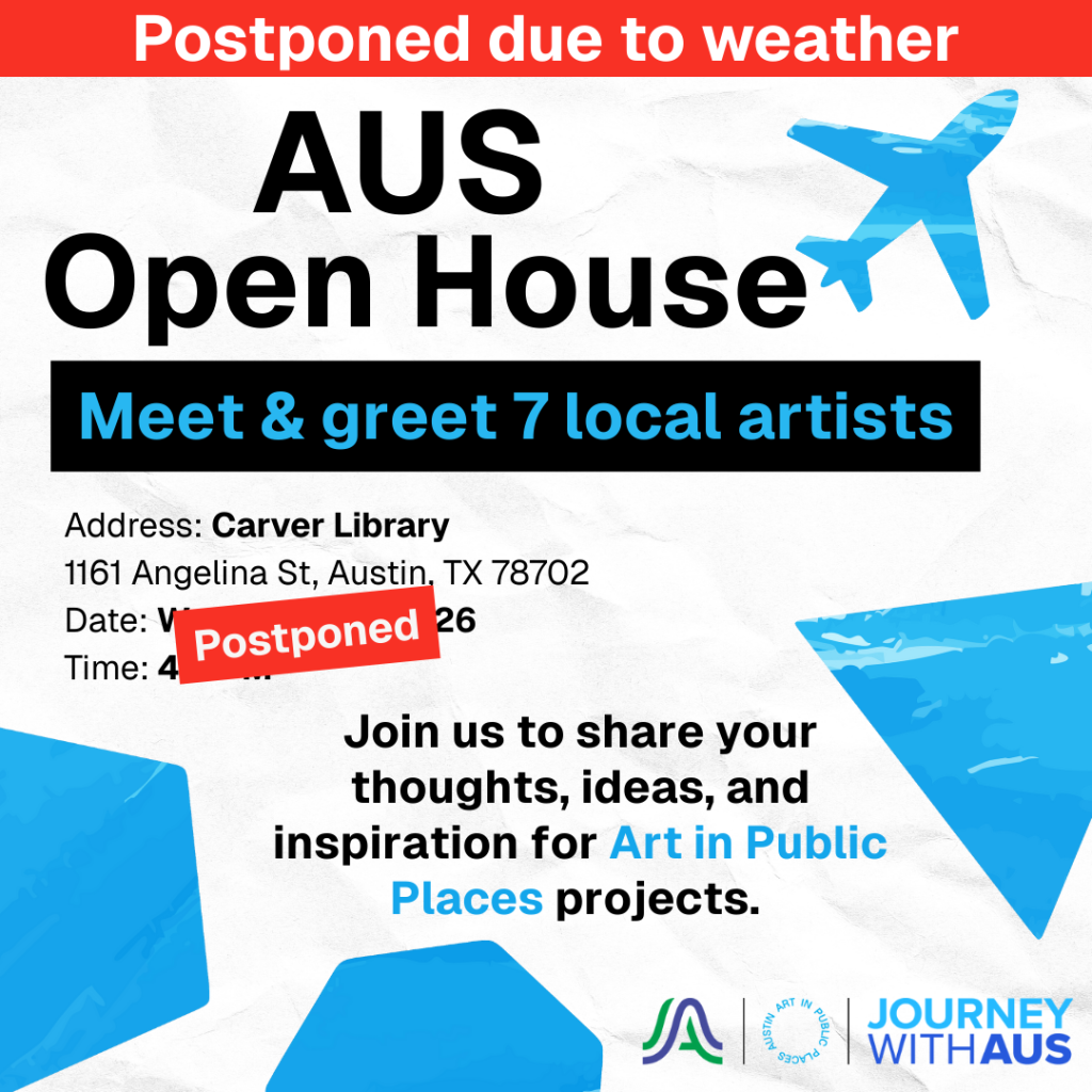 AUS Open House Postponed graphic