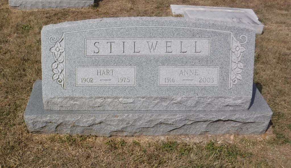 "Headstone reading Stilwell"