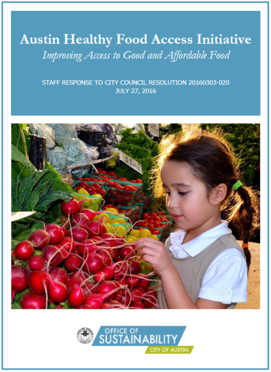 Healthy Food Access Initiative cover