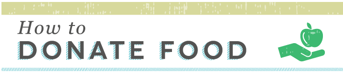 How to Donate Food