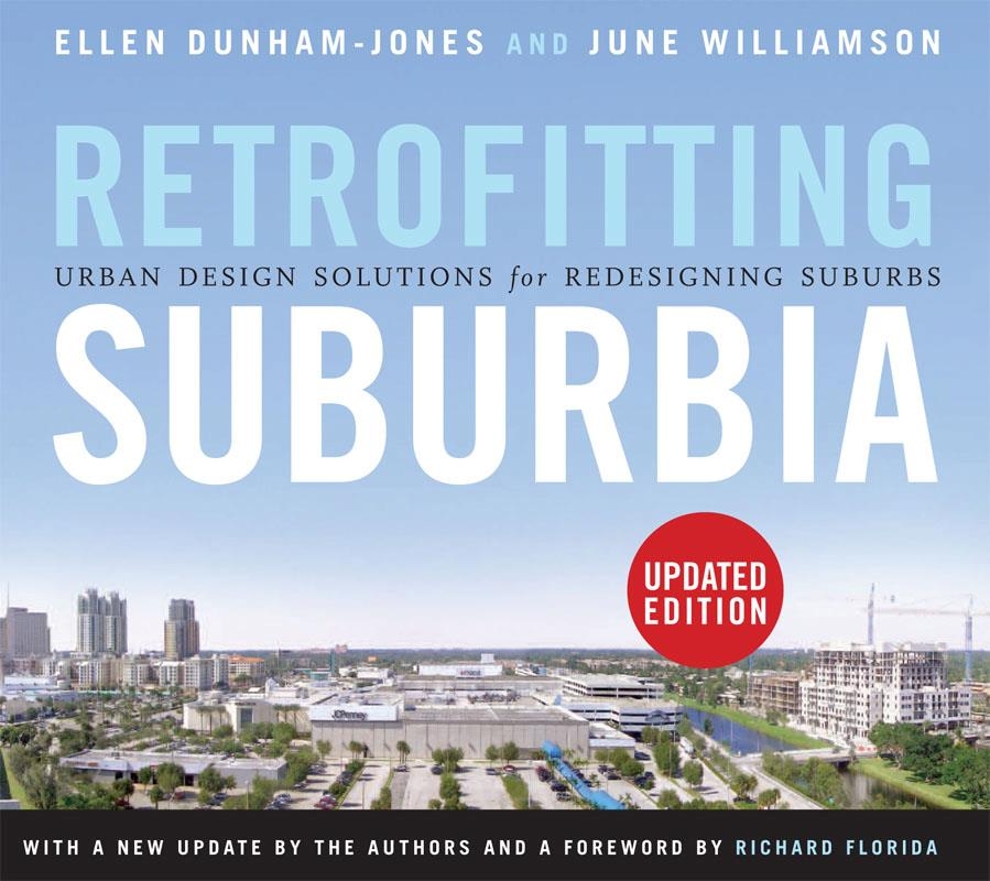 Picture of cover of book "Retrofitting Suburbia"