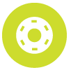 Icon: green tire