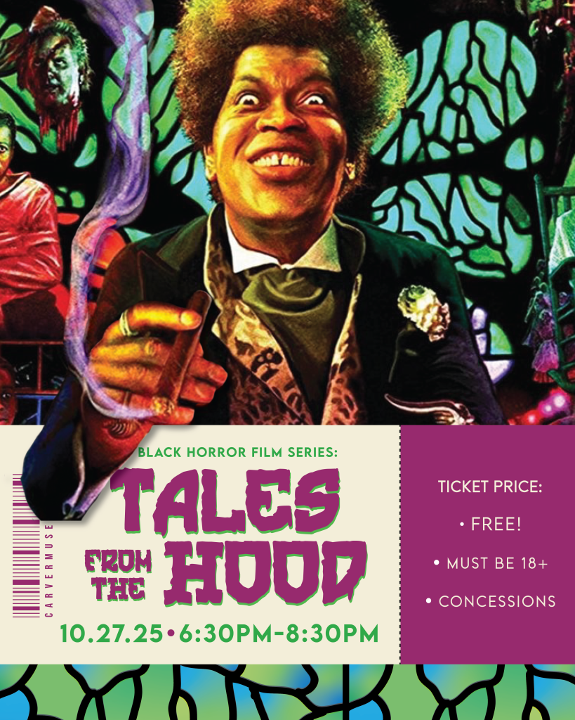colorful image of movie poster for film Tales from the Hood