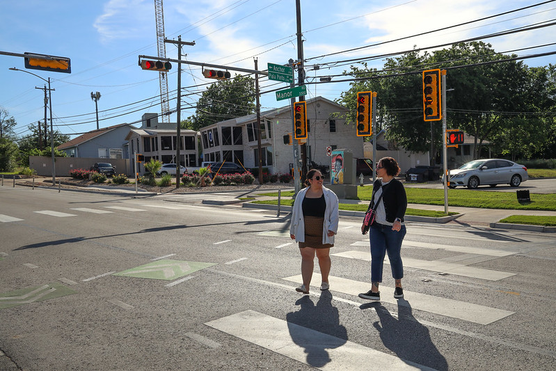 photo of alternative ped crossing