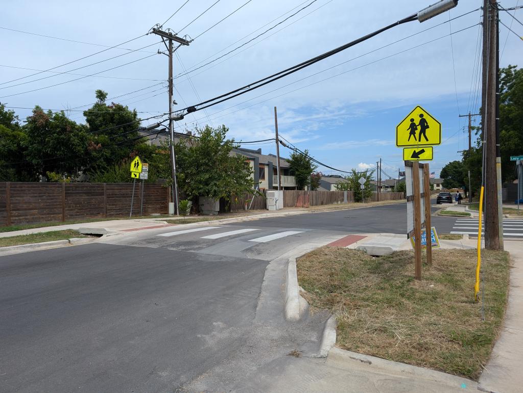 photo of raised crossing