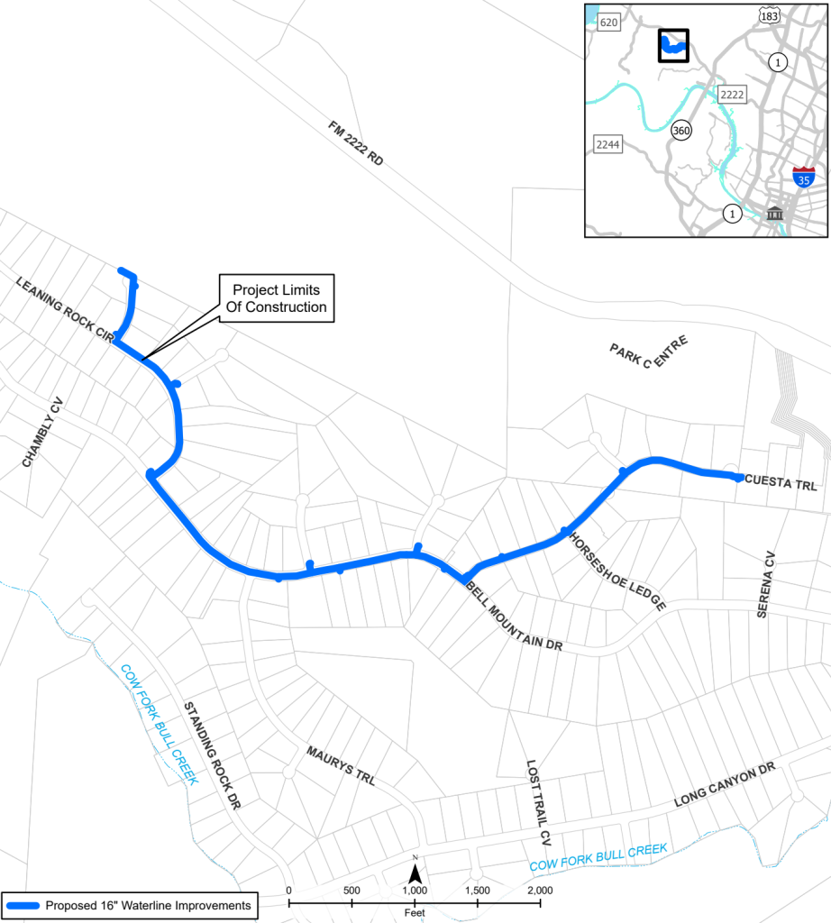 A map of the Guildford Cove project
