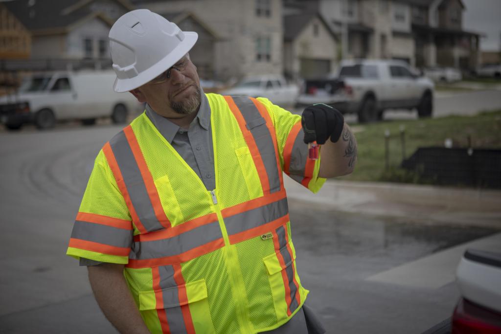 Pictured: Hands-on monitoring of total chlorine levels