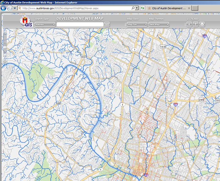 A map of CEFs over Austin