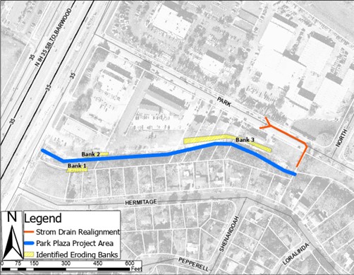 Map showing project area