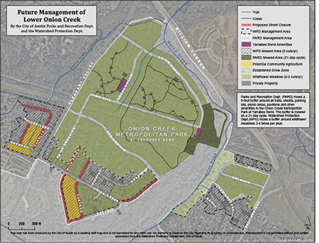 Map showing open space and park.