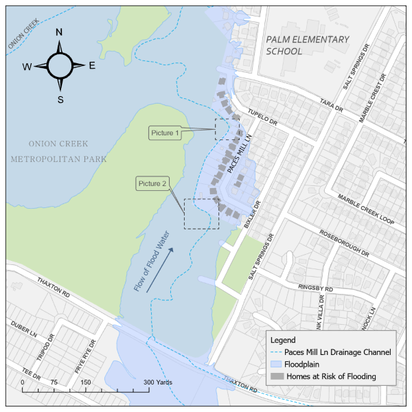 Paces mill map