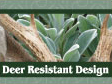 Deer-resistant design template