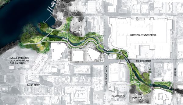 Map showing the Confluence