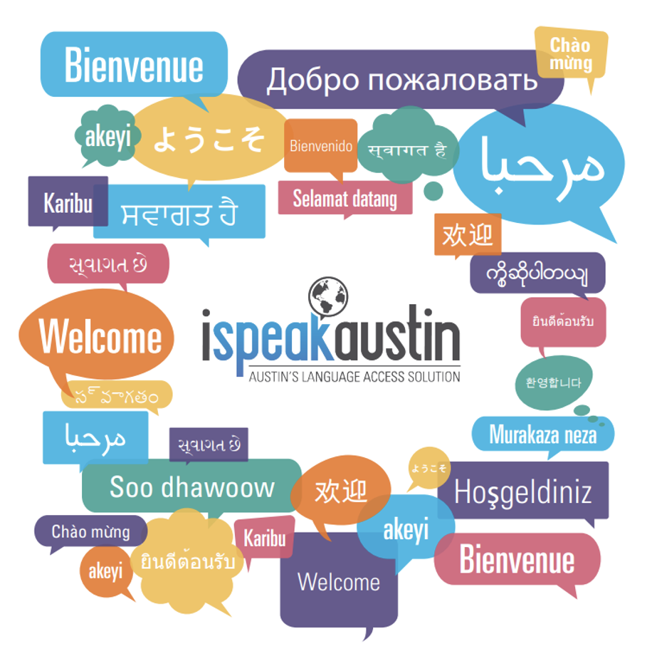 'Welcome' in multiple languages 