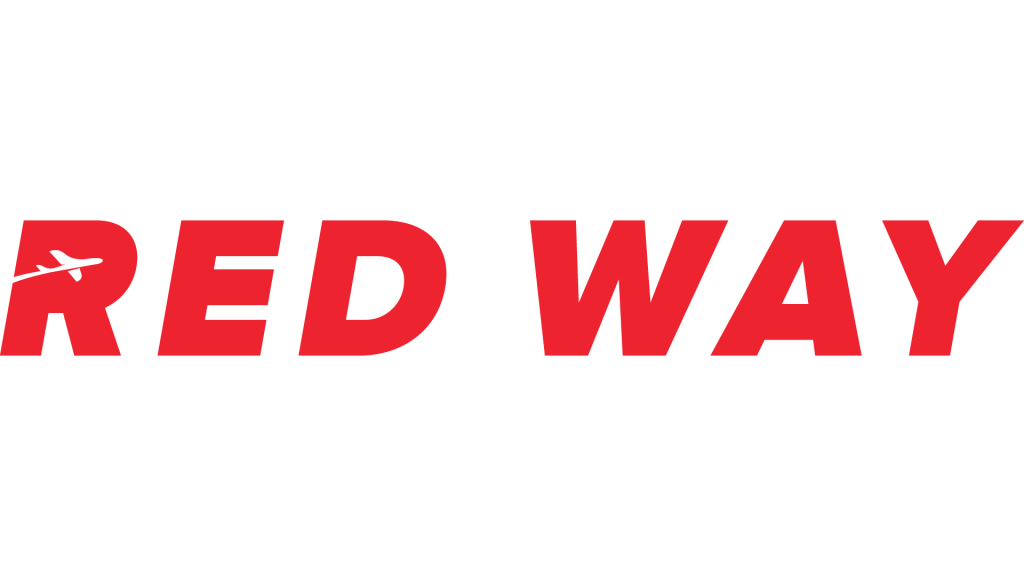 Text that read Red Way in the color red.