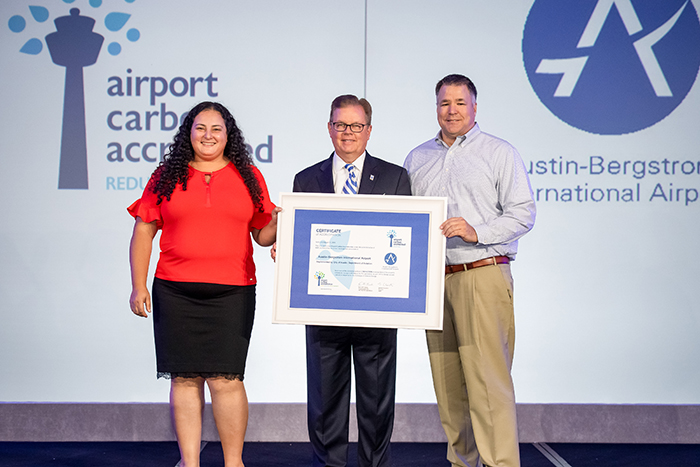 Aviation directors accepts Level 2 certificate from ACI