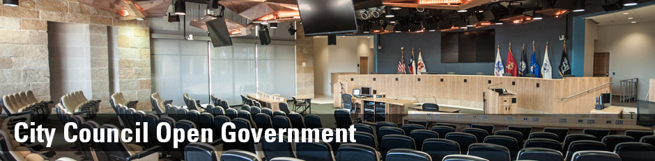 City council open government