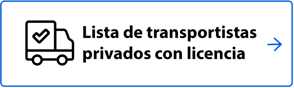 lista de transportistas privados con licencia