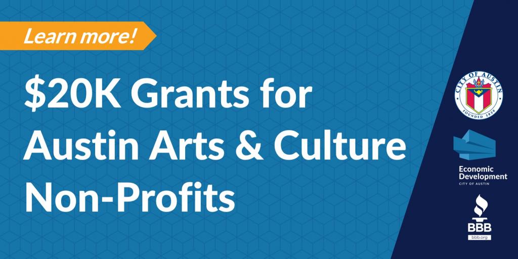 $20K Grants for Austin Arts & Culture Non-Profits 