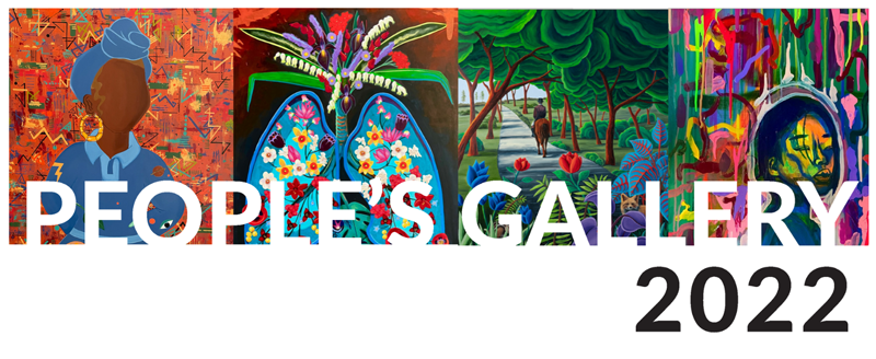 Brightly colored paintings