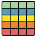 Color risk-based chart icon